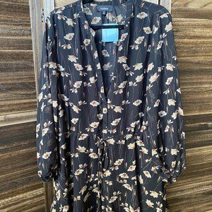 Long sleeve mini dress